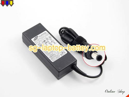  image of SAMSUNG SPA-V20E/E ac adapter, 19V 4.74A SPA-V20E/E Notebook Power ac adapter SAMSUNG19V4.74A90W-5.5x3.0mm