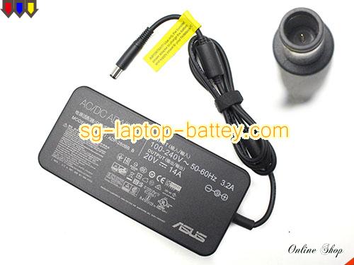 ASUS 20V 14A  Notebook ac adapter, ASUS20V14A280W-7.4x5.0mm-SPA