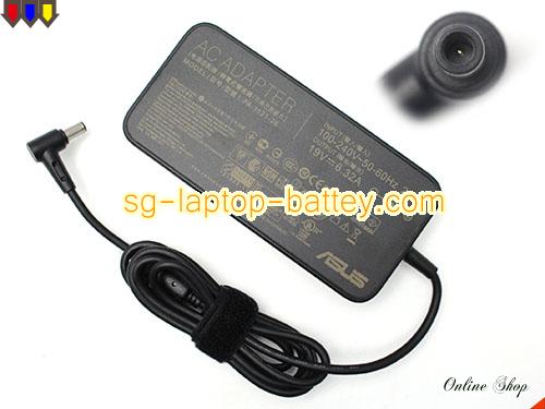 ASUS 19V 6.32A  Notebook ac adapter, ASUS19V6.32A120W-6.0x3.7mm-SPA