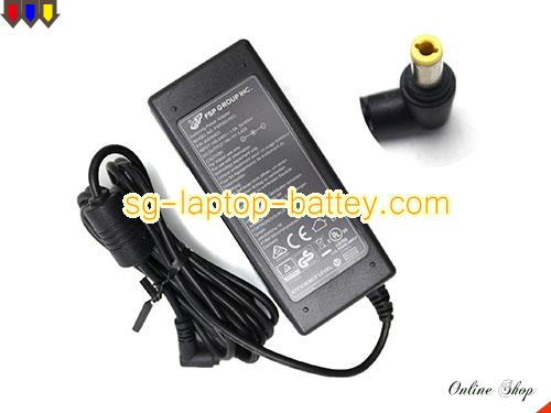 FSP 19V 3.42A  Notebook ac adapter, FSP19V3.42A65W-5.5x2.5mm-REC