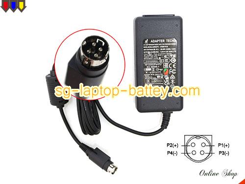 Genuine ADAPTER TECH ATSO36TP120 Adapter ATS036T-P120 12V 3A 36W AC Adapter Charger ADAPTERTECH12V3A36W-4PIN-SZXF