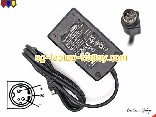 Genuine HAIDER HDAD60W104 Adapter  24V 2.5A 60W AC Adapter Charger HAIDER24V2.5A60W-3PIN