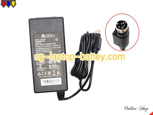 Genuine OEM A0403TD-120033 Adapter  12V 3.34A 40W AC Adapter Charger OEM12V3.34A40W-4PIN