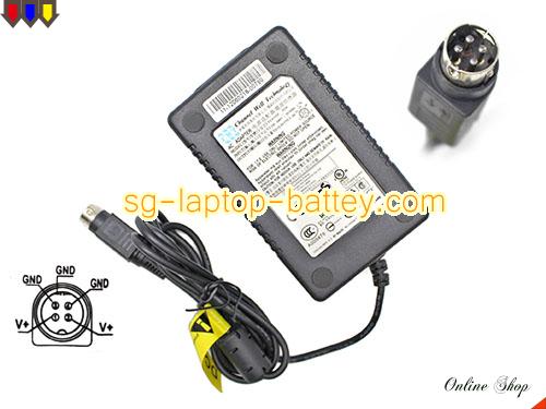Genuine CWT PAA060F Adapter  12V 5A 60W AC Adapter Charger CWT12V5A60W-4PIN