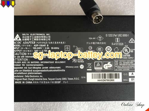 Genuine DELTA ADP-150AR B Adapter  54V 2.78A 150W AC Adapter Charger DELTA54V2.78A150W-6PIN