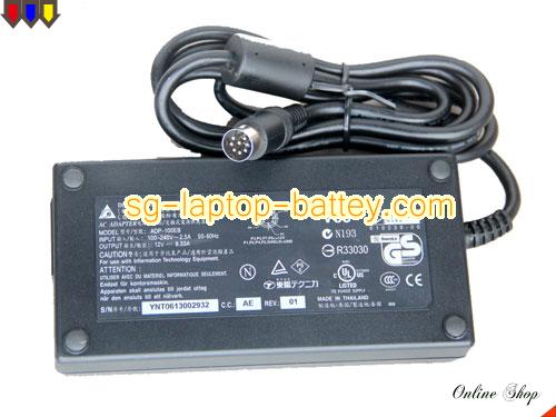 Genuine DELTA ADP-100EB Adapter ADP100EB 12V 8.33A 100W AC Adapter Charger DELTA12V8.33A100W-8PIN