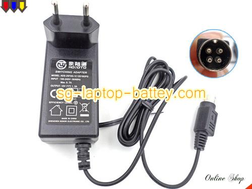 Genuine HOIOTO ADS-25FSG-12 12018GPG Adapter  12V 1.5A 18W AC Adapter Charger HOIOTO12V1.5A18W-4pin-EU