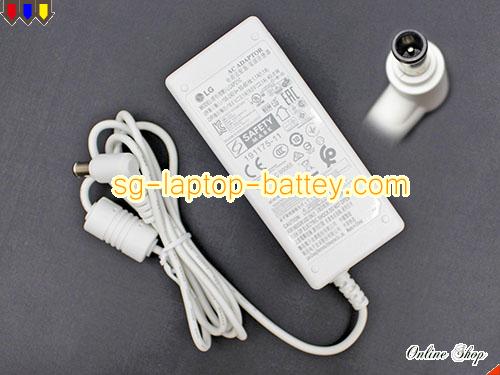 LG 19V 2.1A  Notebook ac adapter, LG19V2.1A40W-6.5x4.4mm-W