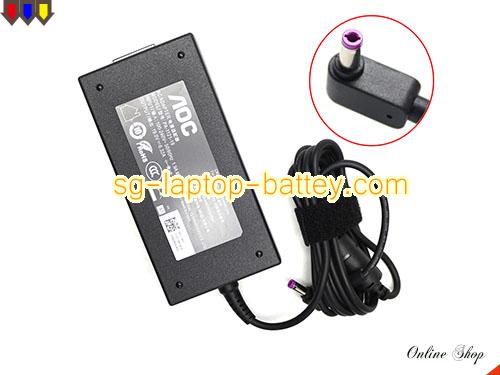 Genuine AOC PA-1121-19 Adapter  19V 6.32A 120W AC Adapter Charger AOC19V6.32A120W-5.5x2.5mm