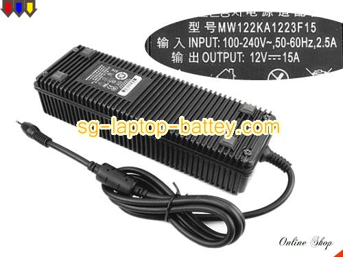 Genuine AULT MW122KA1223F15 Adapter  12V 15A 180W AC Adapter Charger AULT12V15A180W-5.5x2.5mm