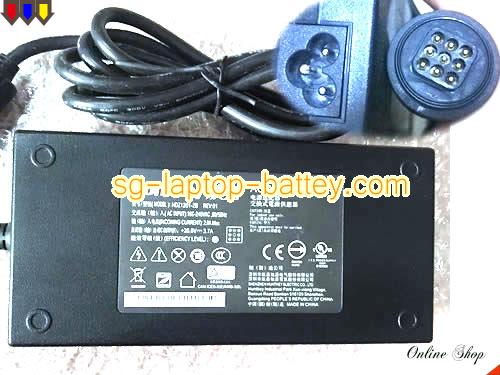 Genuine HUNTKEY HDZ1201-2B REV01 Adapter HDZ1201-2B 28.8V 3.7A 106.56W AC Adapter Charger HUNTKEY28.8V3.7A106.56W-Round9pin