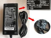 Singapore,Southeast Asia Genuine TIGER 40N6913 Adapter TG7501 24V 3.125A 75W AC Adapter Charger