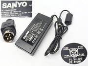 Original / Genuine SANYO 12v  5a AC Adapter --- SANYO12V5A60W-4PIN