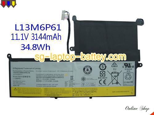 LENOVO L13M6P61 Battery 3140mAh, 34.8Wh  11.1V Black Li-ion
