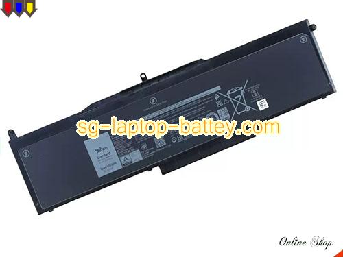 Genuine DELL Precision 15 3520 Battery For laptop 92Wh, 11.4V, Black , Li-ion