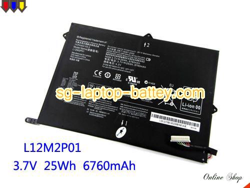 Genuine LENOVO IdeaPad Miix 10 Tablet Battery For laptop 6700mAh, 25Wh , 3.75V, Black , Li-ion