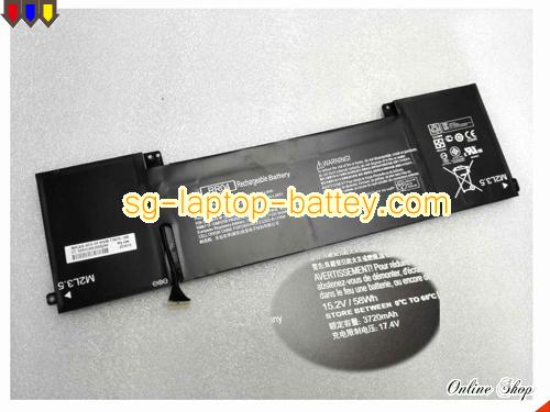 Genuine HP Omen 15-5113TX(M4X89PA) Battery For laptop 3720mAh, 58Wh , 15.2V, Black , Li-ion
