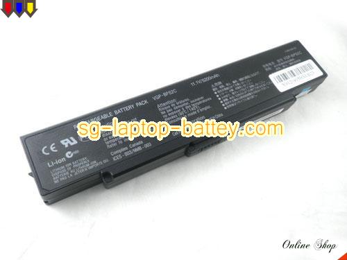 SONY vgn-fj11b Replacement Battery 4400mAh 11.1V Black Li-ion