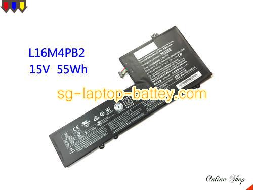 Genuine LENOVO IdeaPad 720s Battery For laptop 3675mAh, 55Wh , 15V, Black , Li-ion