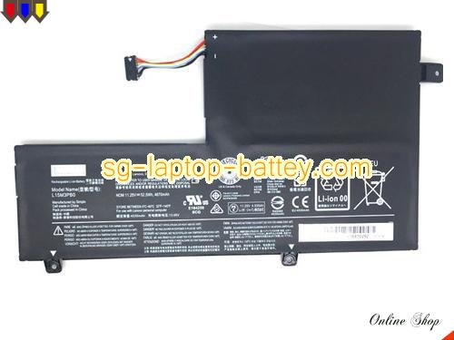 Genuine LENOVO flex 4-1470 Battery For laptop 4700mAh, 53Wh , 11.25V, Black , Li-ion
