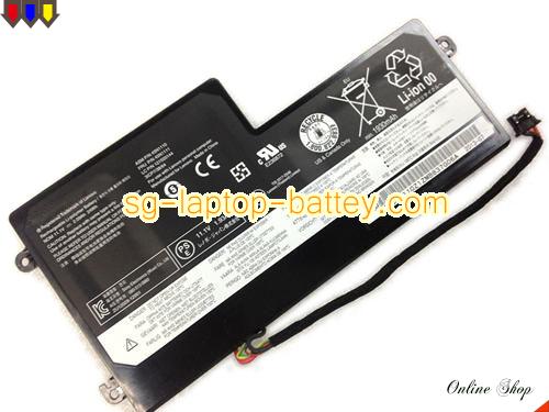 Genuine LENOVO X250 Battery For laptop 2162mAh, 24Wh , 4.25Ah, 11.1V, Black , Li-Polymer