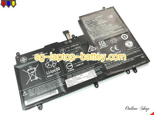 Genuine LENOVO Yoga 700-14ISK Battery For laptop 45Wh, 7.5V, Black , Li-Polymer