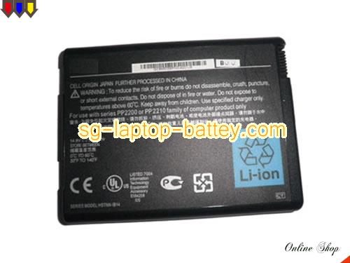 HP HSTNN-Q08C Battery 4000mAh 14.8V Black Li-ion