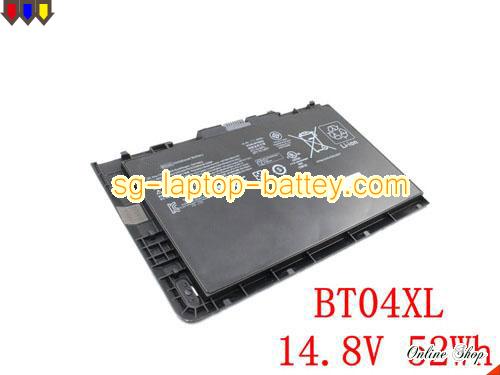 Genuine HP EliteBook Folio 1040 G1 (E4A61AV) Battery For laptop 52Wh, 14.8V, Black , Li-ion