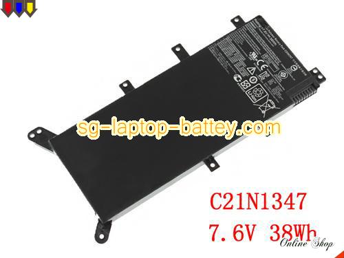 Genuine ASUS K555LB Battery For laptop 38Wh, 7.6V, Black , Li-Polymer