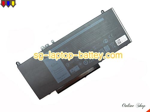 Genuine DELL Latitude 14 5000 Battery For laptop 8260mAh, 62Wh , 7.6V, Black , Li-ion