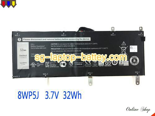 DELL 08WP5J Battery 32Wh 3.7V Black Li-ion