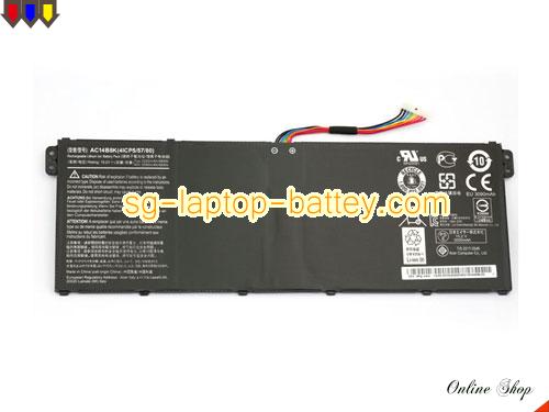 Genuine ACER Aspire R5-571T-51CB Battery For laptop 3490mAh, 50Wh , 15.2V, Black , Li-Polymer