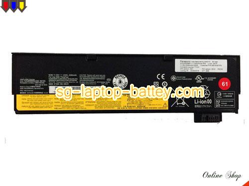 Genuine LENOVO ThinkPad T470(20HD002TCD) Battery For laptop 2110mAh, 24Wh , 11.4V, Black , Li-ion