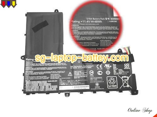 Genuine ASUS E202SA-1D Battery For laptop 4110mAh, 48Wh , 11.4V,  , Li-ion