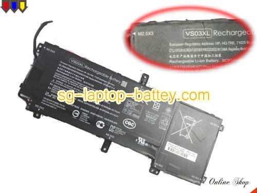 Genuine HP Envy 15-as000 Battery For laptop 52Wh, 11.55V, Black , Li-ion