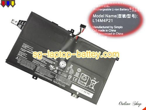 Genuine LENOVO M41-80-IFI Battery For laptop 8100mAh, 60Wh , 7.4V, Black , Li-ion