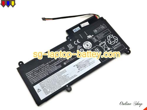 Genuine LENOVO E460 Battery For laptop 47Wh, 4.12Ah, 11.4V, Black , Li-ion