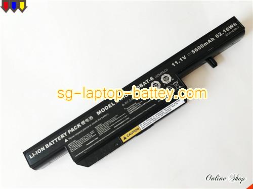 Genuine CLEVO W251EG Battery For laptop 5600mAh, 62.16Wh , 11.1V, Black , Li-ion