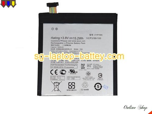 ASUS ZenPad 8.0 Z380C Replacement Battery 15.2Wh 3.8V Sliver Li-ion