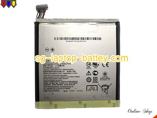 Genuine ASUS Z380KL LASER LABEL Battery For laptop 4000mAh, 15.2Wh , 3.8V, Black , Li-ion