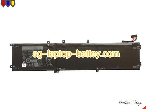 Genuine DELL XPS15 9550 Battery For laptop 8083mAh, 97Wh , 11.4V, Black , Li-ion