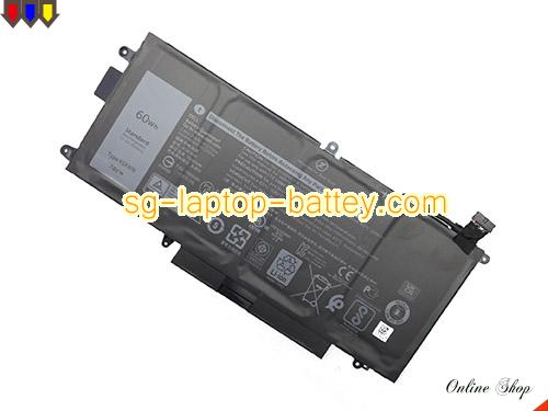 Genuine DELL N012L7390CD1706FTCN Battery For laptop 7890mAh, 60Wh , 7.6V, Black , Li-ion