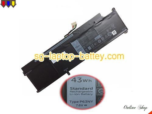 Genuine DELL Latitude 13 7370 Battery For laptop 43Wh, 7.6V, Black , Li-ion