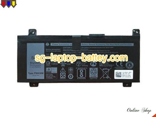 Genuine DELL Inspiron 14-7466 Battery For laptop 3500mAh, 56Ah, 15.2V, Black , Li-ion
