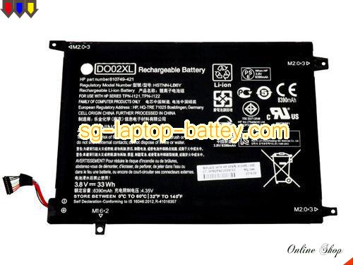 HP HSTNNLB6Y Battery 8390mAh, 33Wh  3.8V Black Li-ion