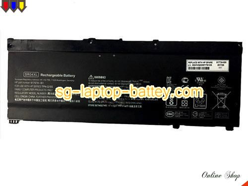 HP SR04XL Battery 4550mAh, 70Wh  15.4V Black Li-ion