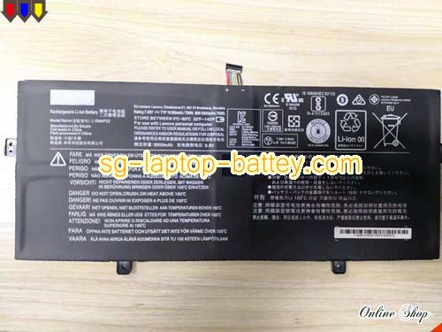 Genuine LENOVO Yoga 910-13IKB Battery For laptop 10160mAh, 78Wh , 7.68V, Black , Li-ion