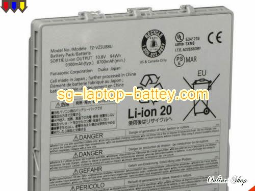 Genuine PANASONIC Toughpad FZ-G1 Battery For laptop 9300mAh, 94Wh , 10.8V, Sliver , Li-ion