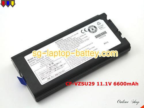 Genuine PANASONIC Toughbook CF-VZSU29AS Battery For laptop 6600mAh, 11.1V, Black , Li-ion