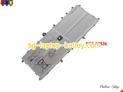 Genuine SONY SVD13211CGB Battery For laptop 6320mAh, 48Wh , 7.5V, White , Li-ion
